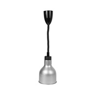 lampa infra ohřevná závěsná pr. 19 cm barva stříbro délka 60-150 cm
