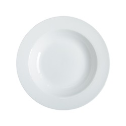 <p>Hluboký talíř GASTRO 22 cm, bílý porcelán</p>
