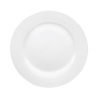 <p>Mělký talíř BISTRO  26cm, bílý porcelán</p>
