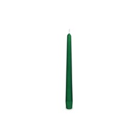 Svíčky 24 cm /10 ks, tm. zelené, kónické