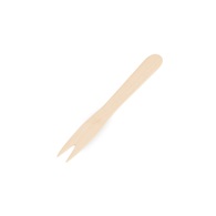 Vidlička na hranolky dřevěná 8,5 cm 1000 ks