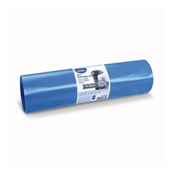 Pytle na odpad 120 l modré, středně silné / 70 x 110 cm / LDPE 45 my / 25 ks