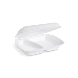 Menu box 2-dílný bílý, (XPS), 241 x 207 x 69 mm / 125 ks