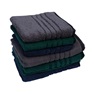 Froté ručník HAVANA 50 x 100 cm, tmavě šedý, 500 g/m2 - 100% organická bavlna