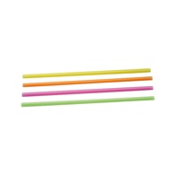 Brčka opakovaně použitelná JUMBO 8 / 250mm, 150ks, mix barev neon