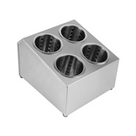 Nerezový zásobník na příbory s 4 košíky