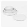 Mělký talíř FUTURE 20 cm, bílý porcelán