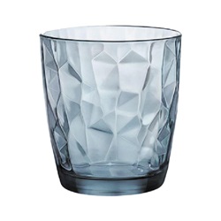 <p>Sklenice na vodu / whisky DIAMOND 300 ml, barva modrá / Ocean blue</p>