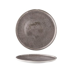 Mělký talíř OPTIMO, dekor Shell gray, T0015, 26 cm