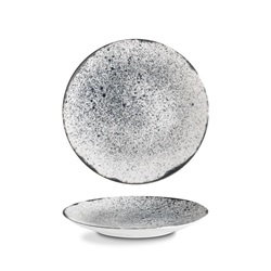 Mělký talíř coup, 27 cm, dekor Rustic paris blue