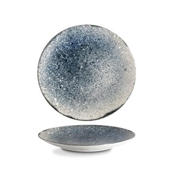 Mělký talíř coup ISABELLE 27 cm, dekor Rustic navy blue