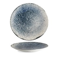 Mělký talíř coup ISABELLE, dekor Rustic navy blue, 30 cm, K0021