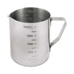 mlékovka/konvička 600 ml nerezová s odměrnými ryskami