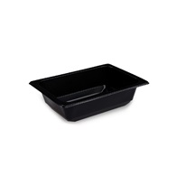 Zatavovací miska, na polévkovu, černá, 600 ml, 178 x 127 x 50 mm, (PP) 100 ks