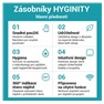 zásobník Hyginity na mýdlo pěnové/tekuté – manuál bílý SF1/SF2