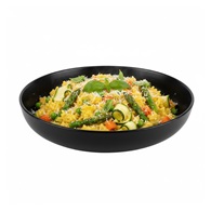 Future talíř polohluboký 24 cm černý