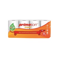 <p>Toaletní papír primaSOFT MAXI, 2vrstvý bílý, šíře 9,4cm, návin 60 m, 500 útržků /8 ks</p>