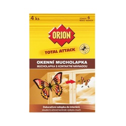 Orion Total Attack okenní mucholapka - obsahuje 4 ks