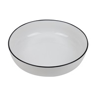 Future talíř hluboký 20 cm black rim
