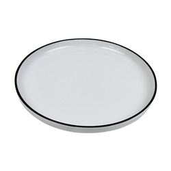 Future talíř mělký 20 cm black rim