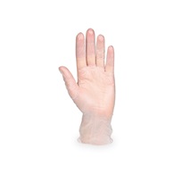 Vinylové rukavice velikost M, 100 ks bílé, nepudrované