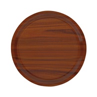 Protiskluzový podnos Mykonos kulatý O 32 cm Mahagon,walnut