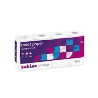 <p>Toaletní papír PRESTIGE / SAMMY, 2vrstvý, návin 19,8, bílý / 8 ks</p>