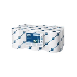 Role enMotion pro zásobník nerez / Impuls,  bílá, 2vrstvá, 19,5 x 26,5 cm, 143 m