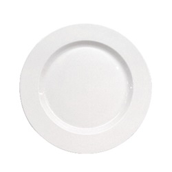 Mělký talíř HOTEL, 31,5 cm, bílý porcelán