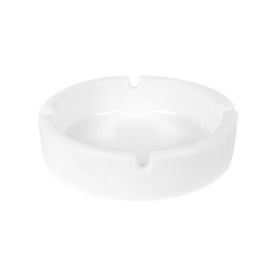 Popelník 14,5 cm, bílý, opálové sklo