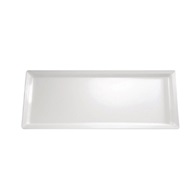 Melaminový podnos Pure, 65 x 26,5 cm, bílý