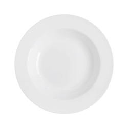 Hluboký talíř BISTRO 22cm, bílý porcelán