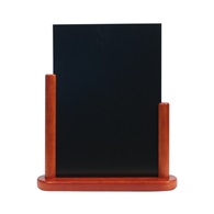 Stojánek s tabulkou stolní velký ELEGANT 32 x 28 x 7 cm, barva mahagon