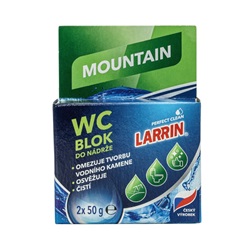 LARRIN WC blok Mountain fresh do nádržky 2 x 50g