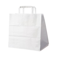 taška papírová na menuboxy 320x210x270mm /50ks bílá
