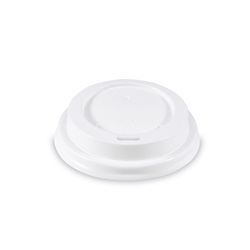 víčko vypouklé bílé pro papírové kelímky prům 62mm 50ks (PS)