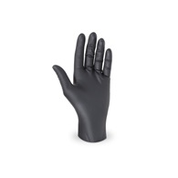 rukavice velikost L 100 ks nitrilové černé, nepudrované