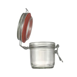 Sklenice Patent 255 ml, čirá s uzávěrem