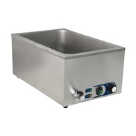 Ohřívací vana / vodní lázeň s výpustí, GN 1/1 - 150 mm