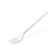 vidlička CPLA BIO 17 cm 100 ks bílá