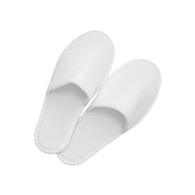 Froté pantofle STANDARD bílé, zavřené, 28 cm